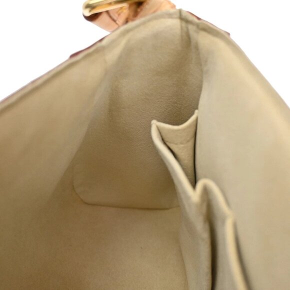 LOUIS VUITTON Logo Beverly MM Shoulder Bag Monogram Leather Brown - Picture 14 of 14